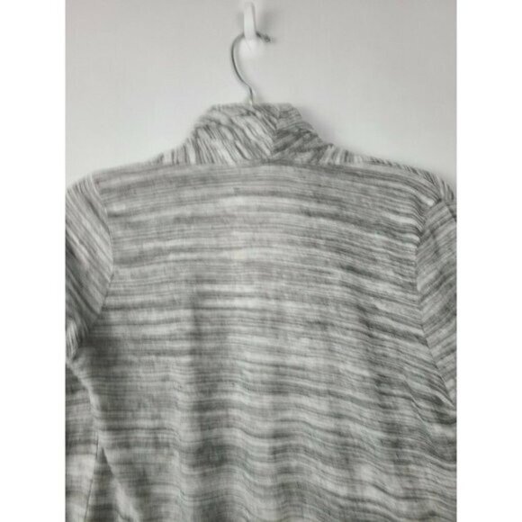 Renee C Womens Cardigan Medium Gray Heather Lightweight Open Casual - Picture 4 of 6